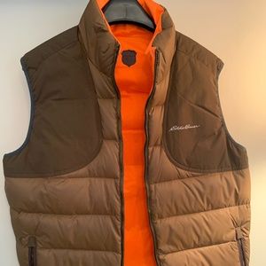 Eddie Bauer Sport Shop Storm Down Reversible Vest